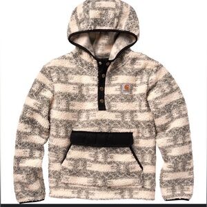 Carhartt Kids’ Longsleeve Fleece 1/4 Snap Sweatshirt Hoodie Size 4T